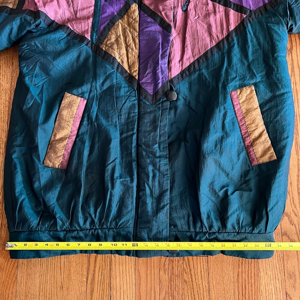 Vintage 80s 90s Patchwork Blockprint Bronton Appa… - image 5